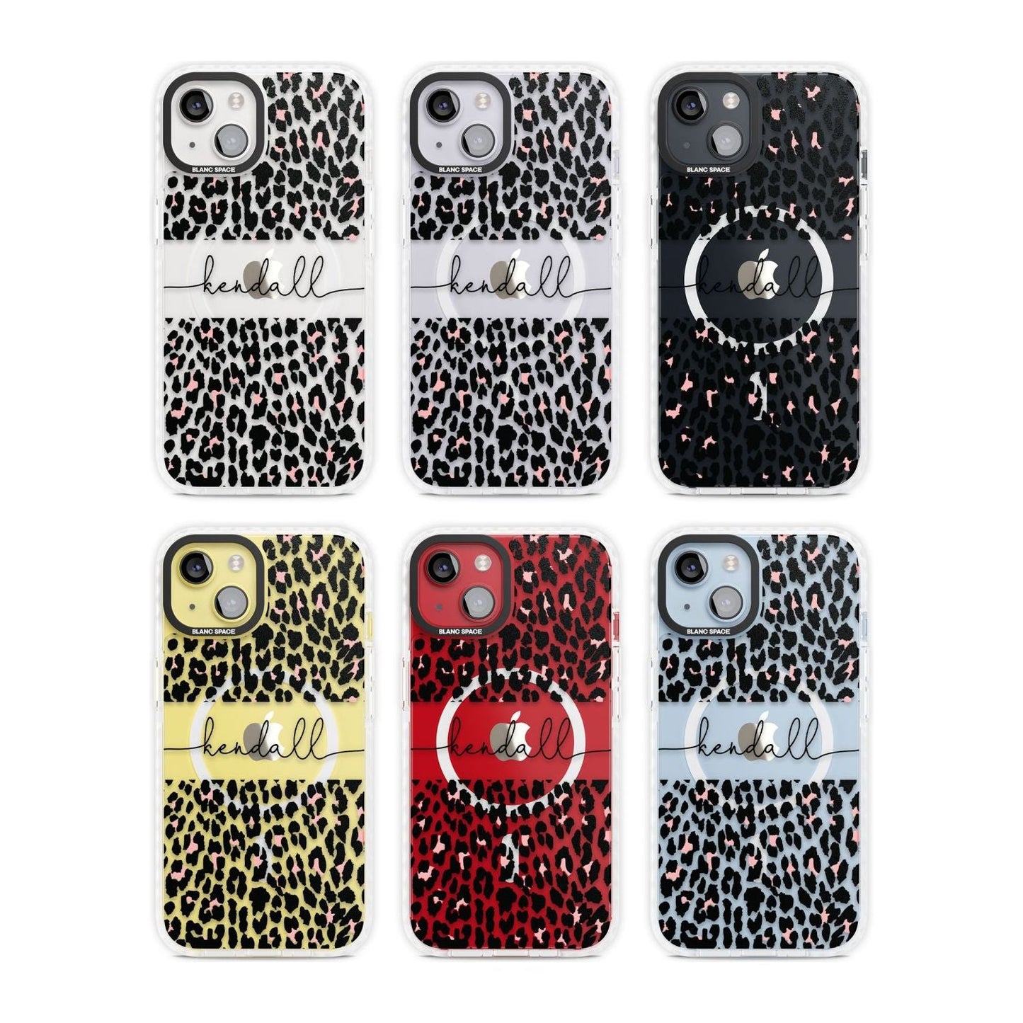 Personalised Cursive Leopard Spots