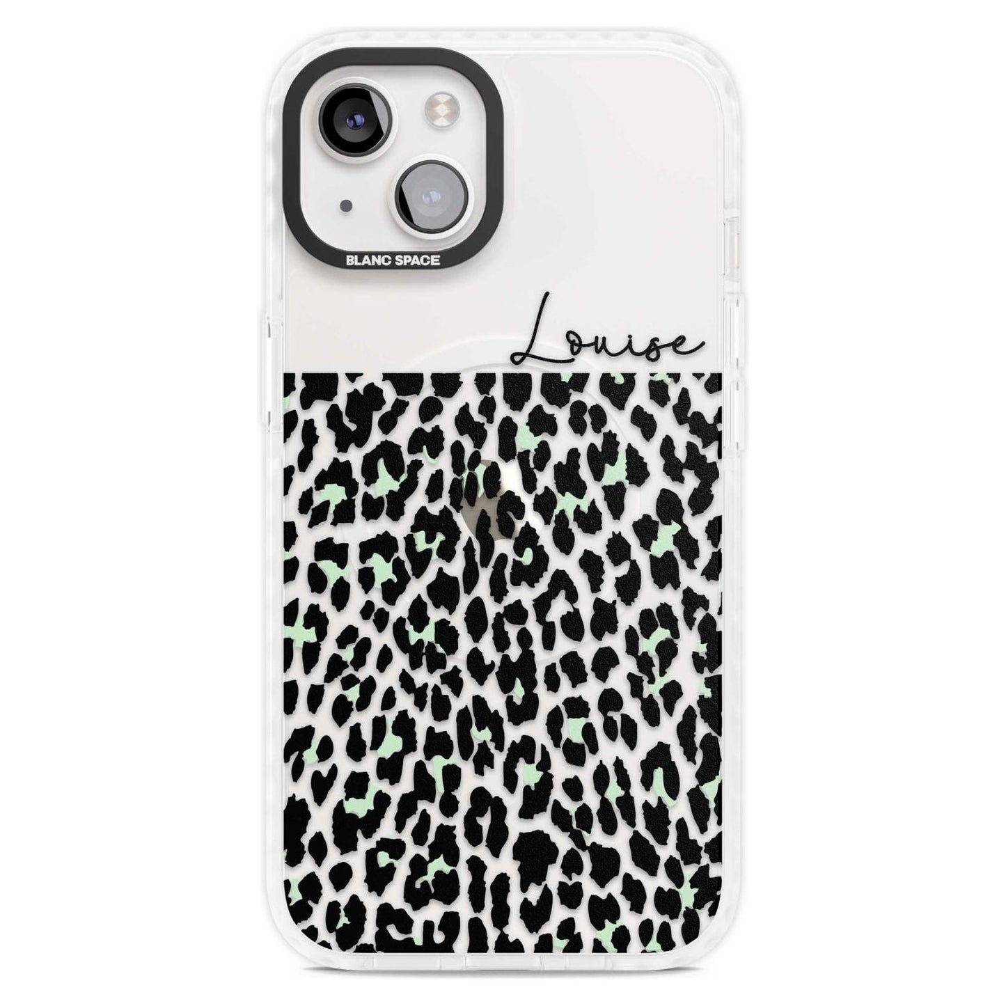 Personalised Seafoam Leopard