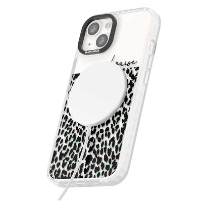 Personalised Seafoam Leopard