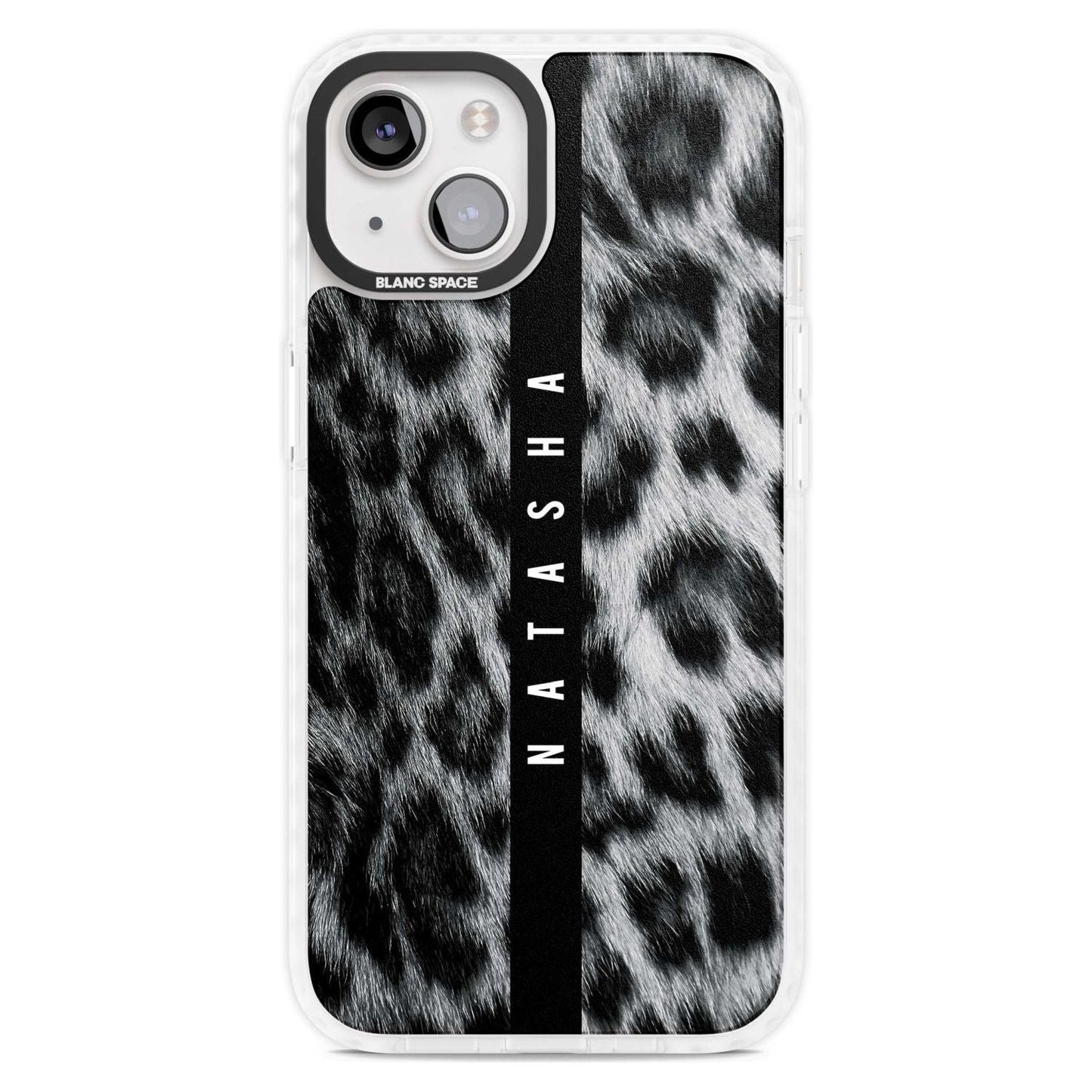 Personalised Snow Leopard Print