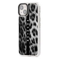 Personalised Snow Leopard Print