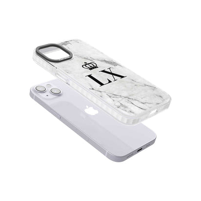 Personalised Initial Crown Marble