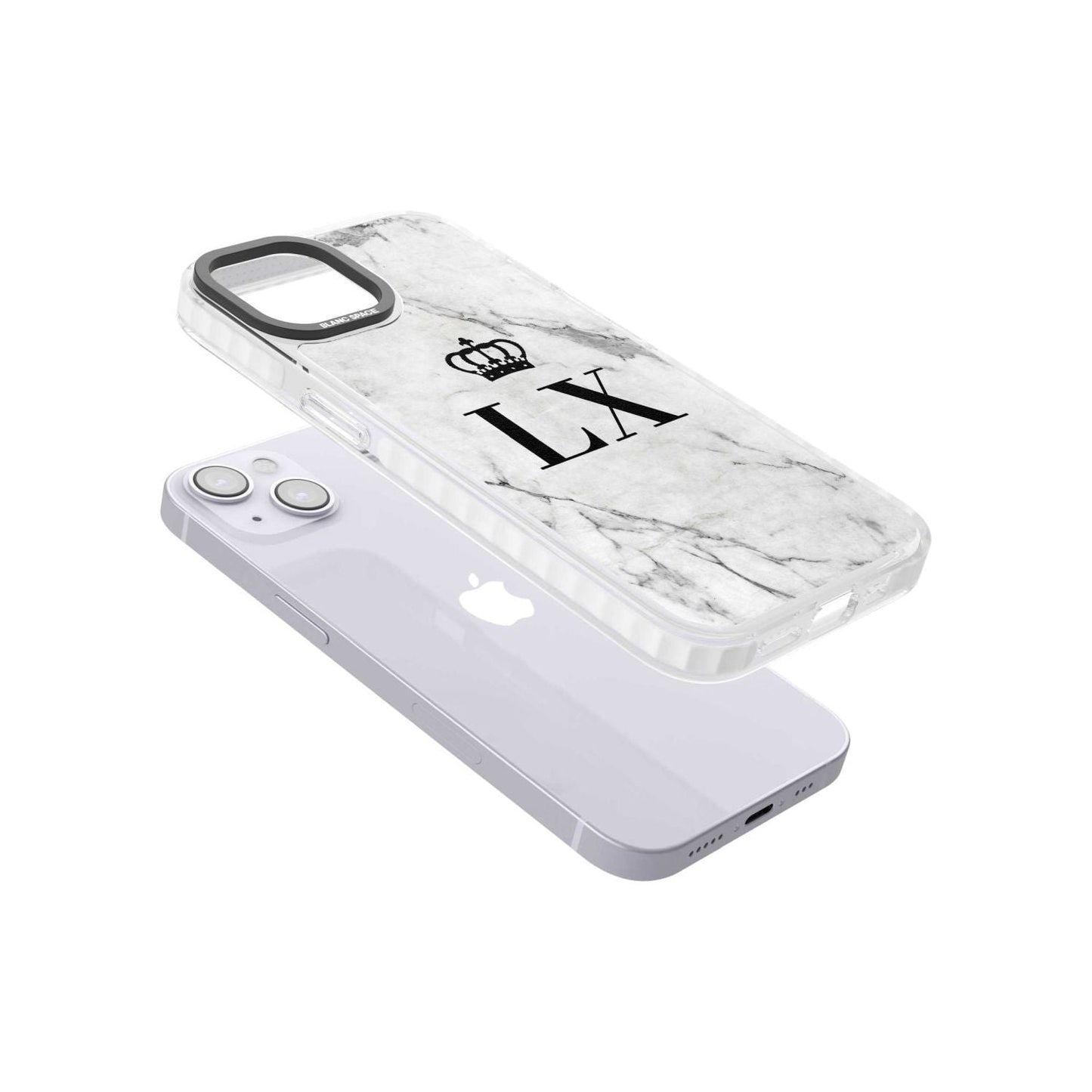 Personalised Initial Crown Marble