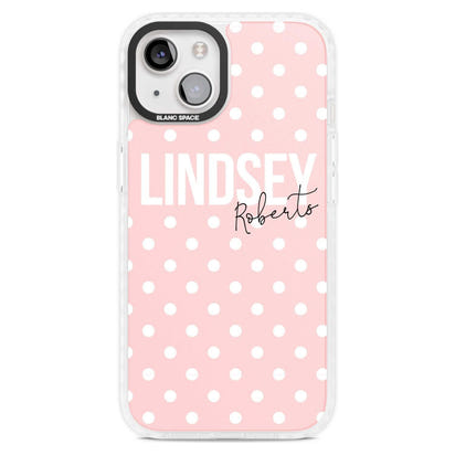 Personalised Pink Polka
