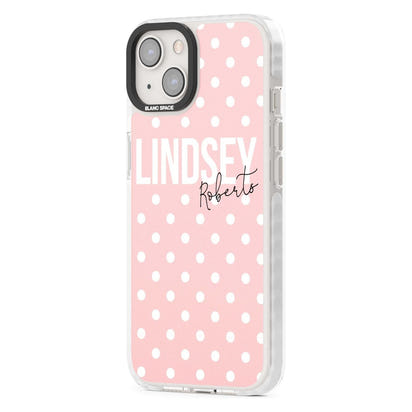 Personalised Pink Polka