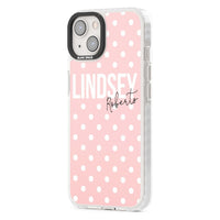 Personalised Pink Polka