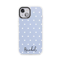 Personalised Simple Light Blue Dots