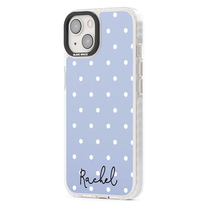 Personalised Simple Light Blue Dots