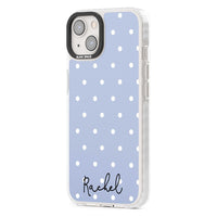 Personalised Simple Light Blue Dots