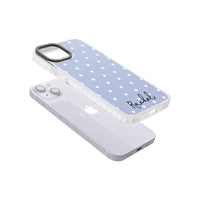Personalised Simple Light Blue Dots