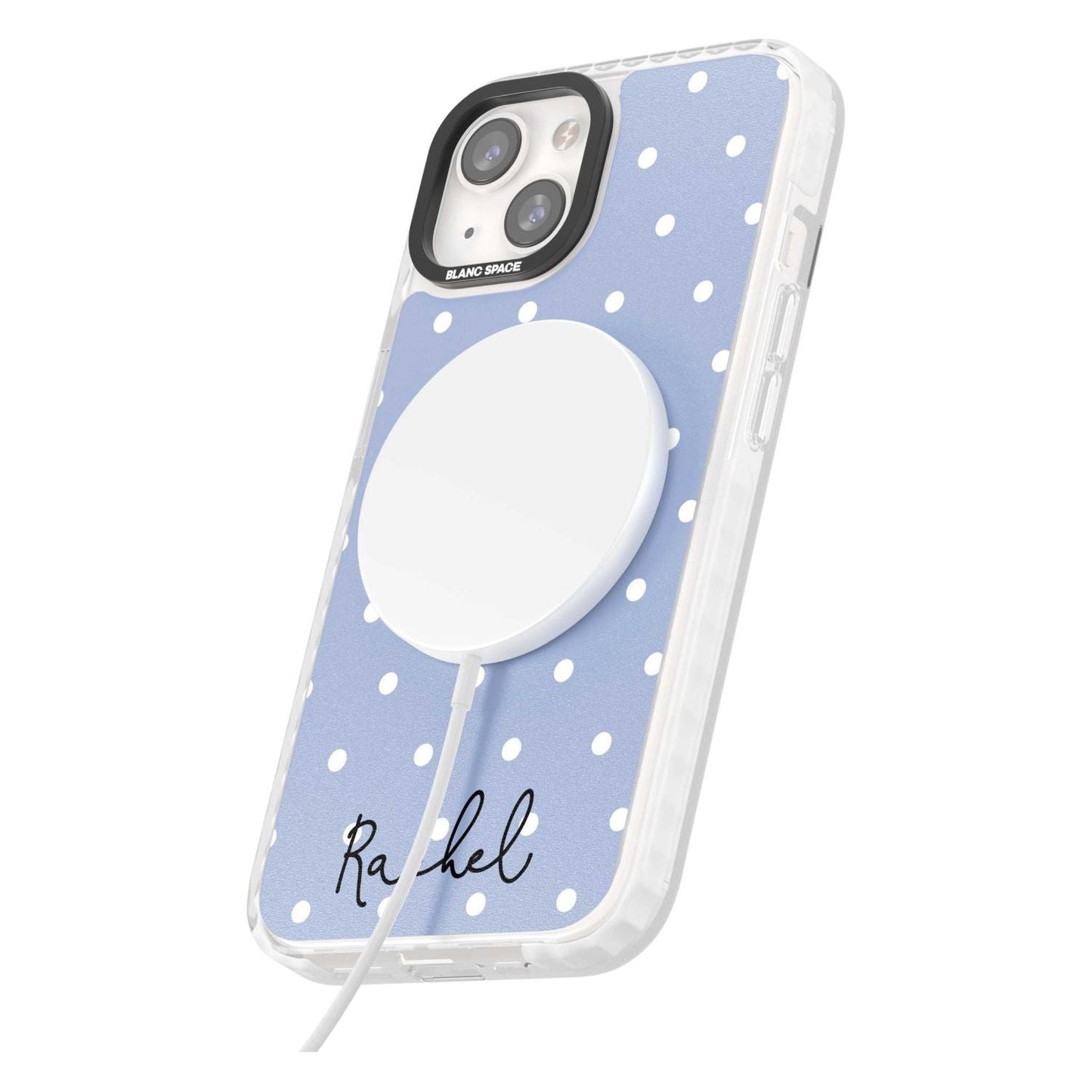 Personalised Simple Light Blue Dots
