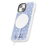 Personalised Simple Light Blue Dots