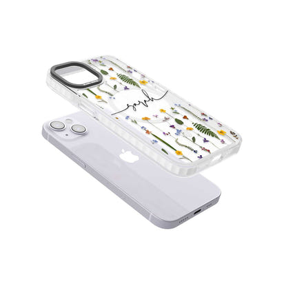 Chaîne de fleurs sauvages personnalisée