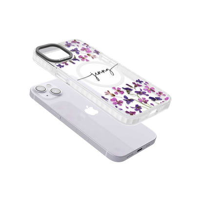 Personalised Purple Violets