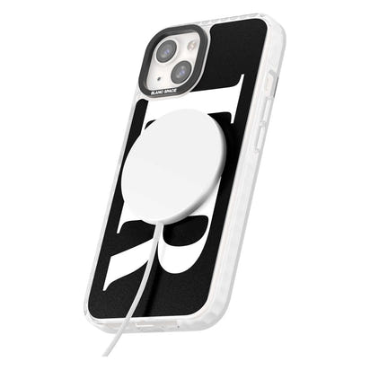 Lettres blanches et noires personnalisées