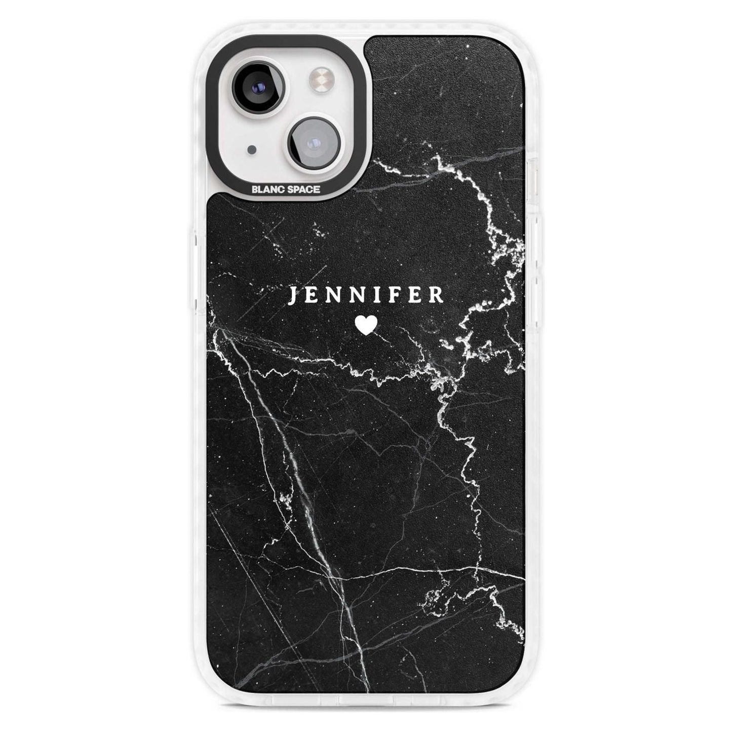 Personalised Black Marble