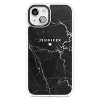 Personalised Black Marble