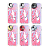 Personalised Pink & Purple Marble