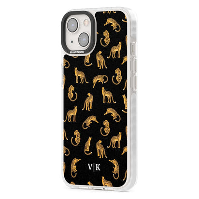 Personalised Gold Cheetah Pattern