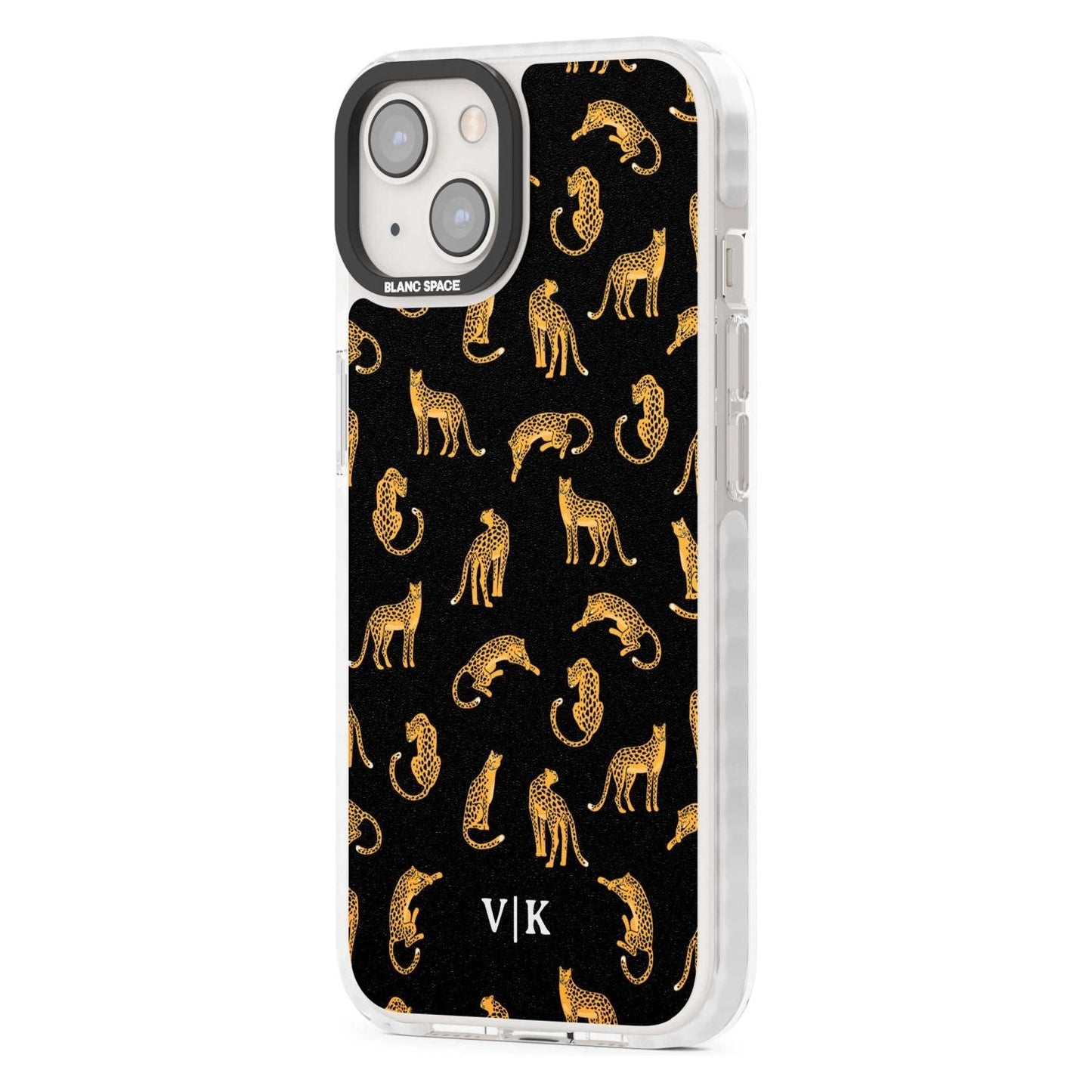 Personalised Gold Cheetah Pattern