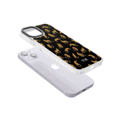 Personalised Gold Cheetah Pattern