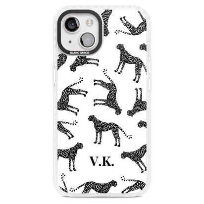 Personalised Black & White Cheetah Pattern