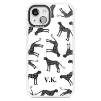 Personalised Black & White Cheetah Pattern