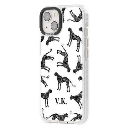 Personalised Black & White Cheetah Pattern