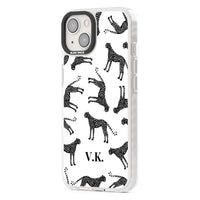 Personalised Black & White Cheetah Pattern