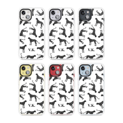 Personalised Black & White Cheetah Pattern