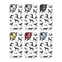 Personalised Black & White Cheetah Pattern