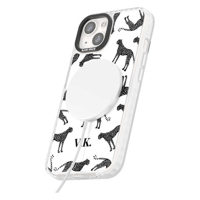 Personalised Black & White Cheetah Pattern