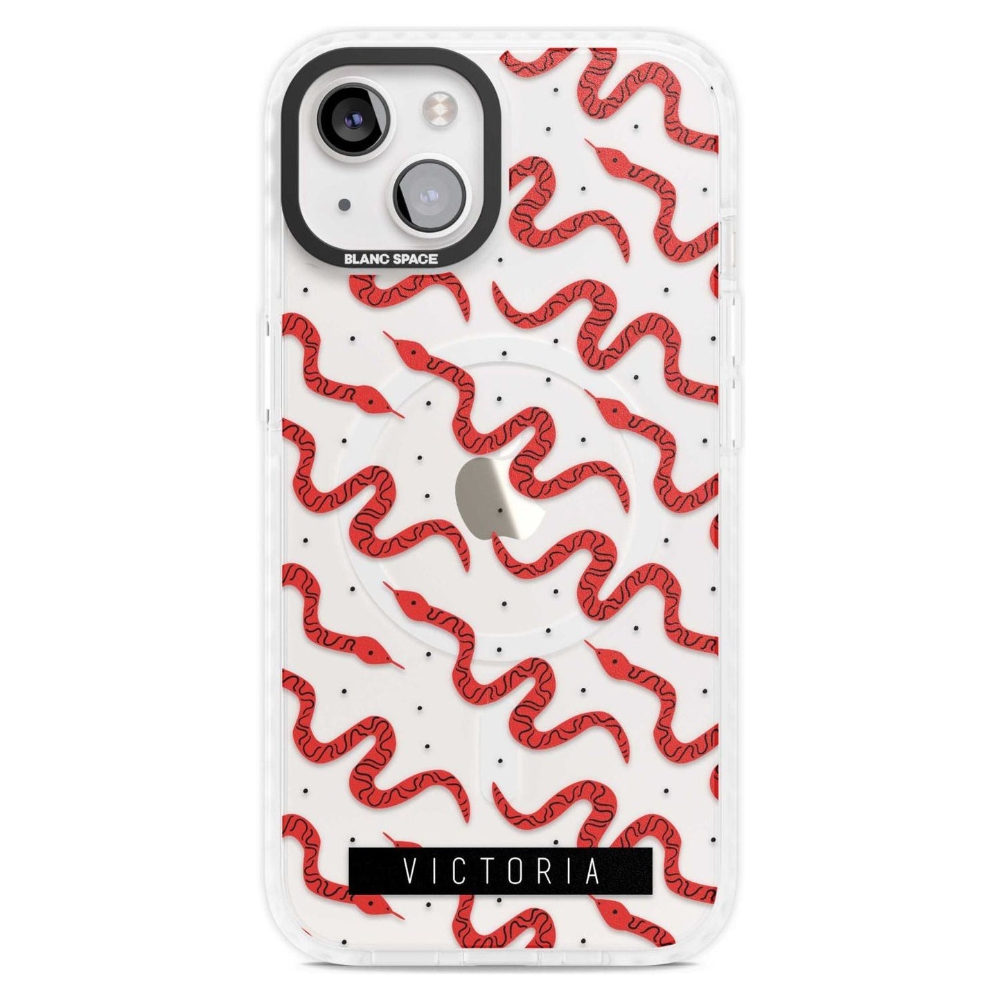 Personalised Red Snake Pattern