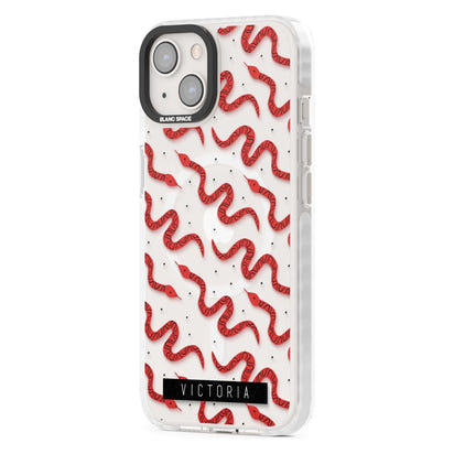 Personalised Red Snake Pattern