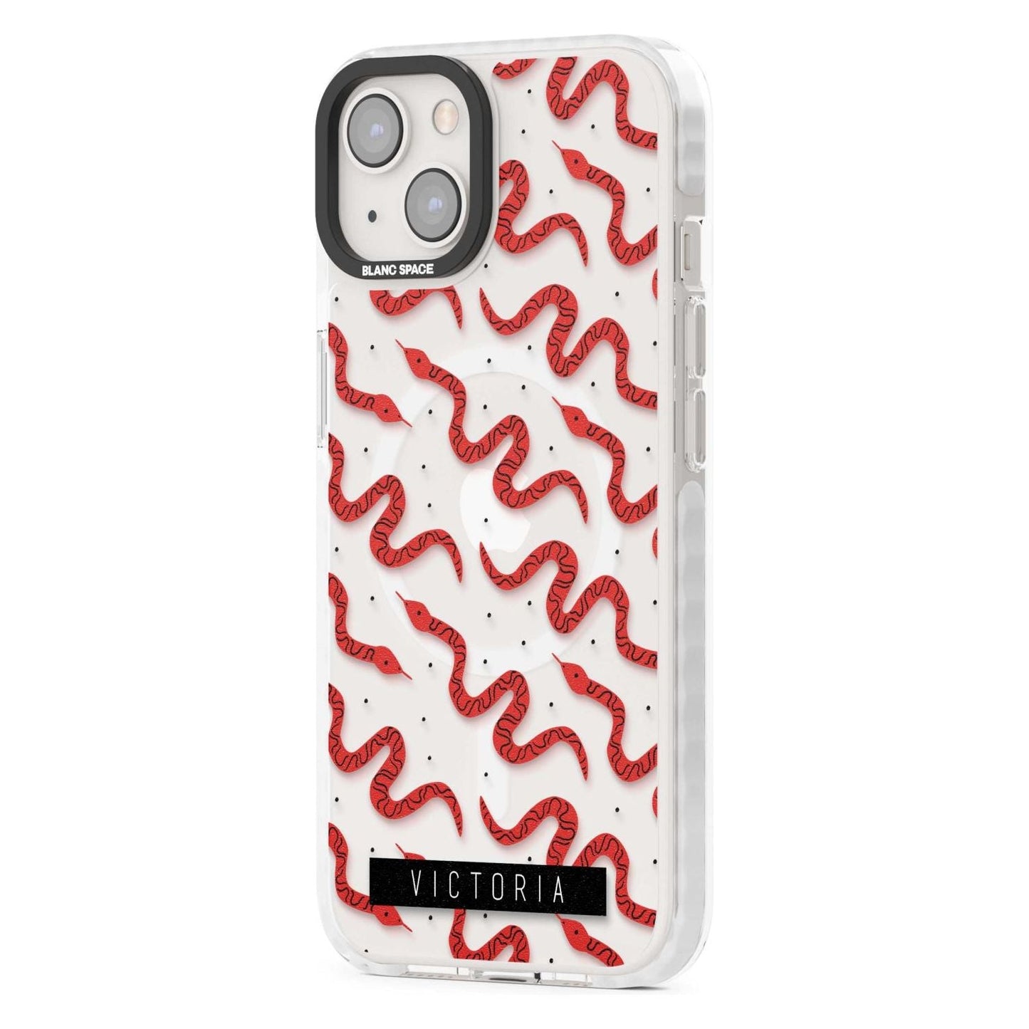 Personalised Red Snake Pattern