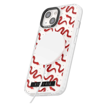 Personalised Red Snake Pattern