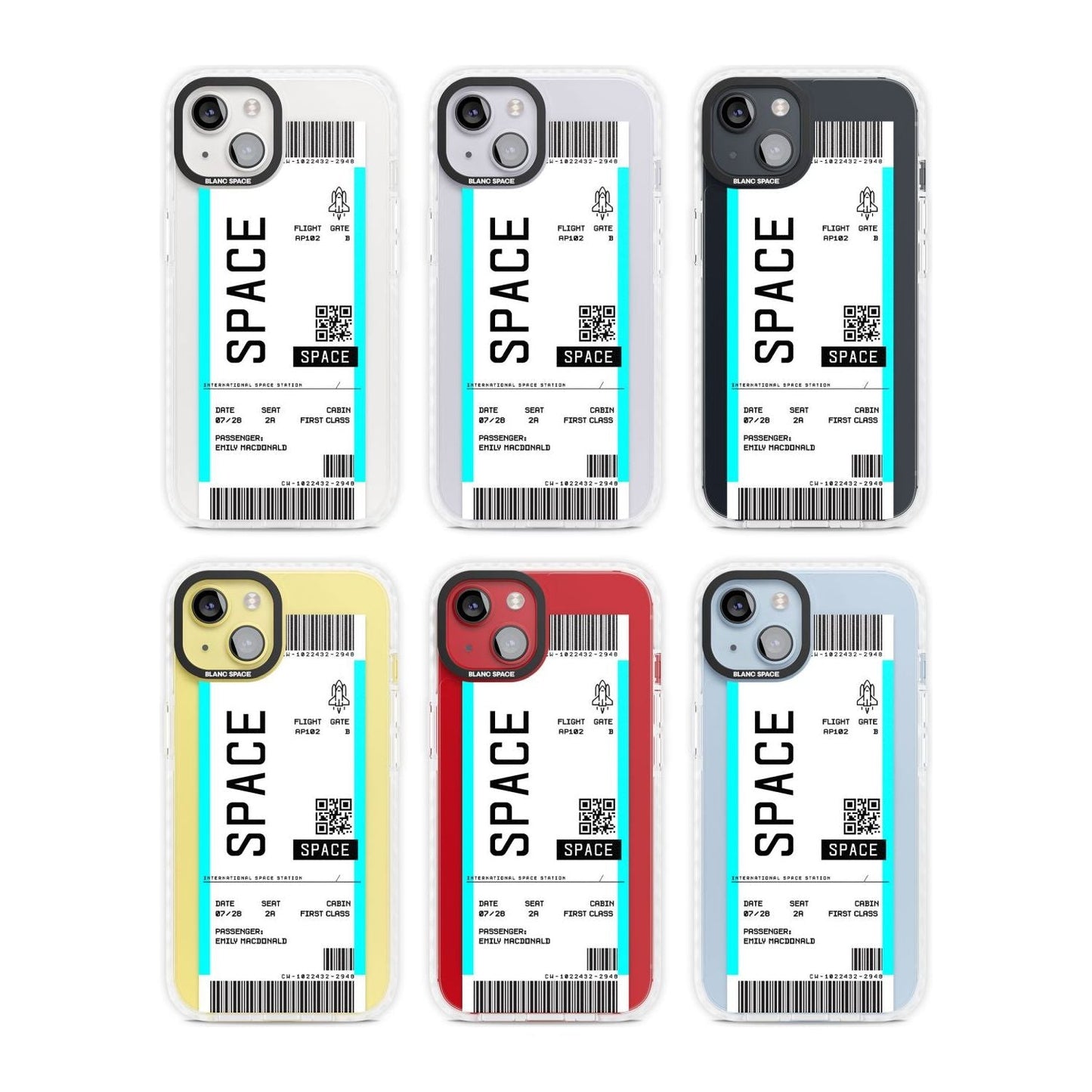 Personalised Space Travel Ticket