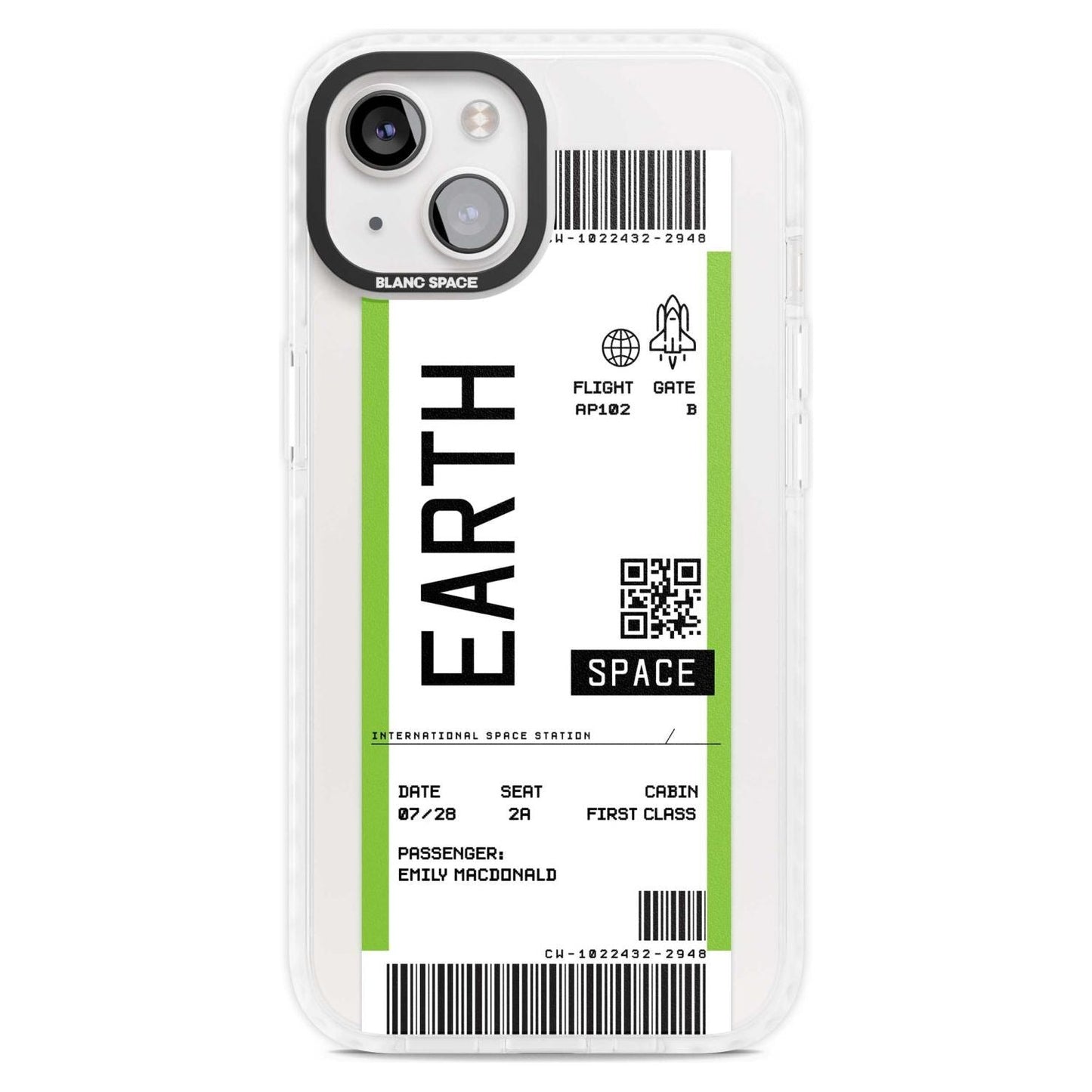 Personalised Earth Travel Ticket