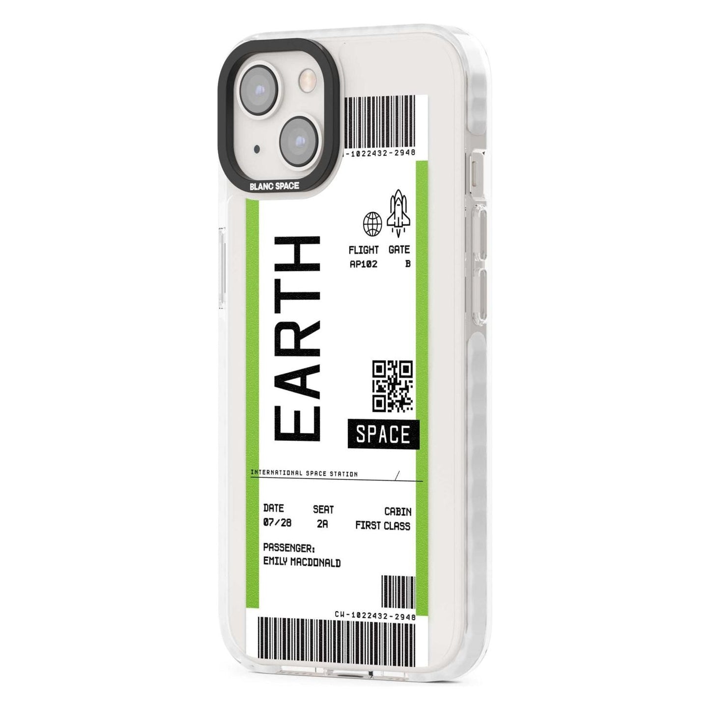 Personalised Earth Travel Ticket