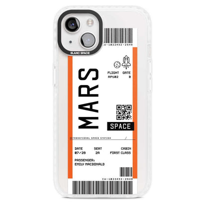 Personalised Mars Travel Ticket