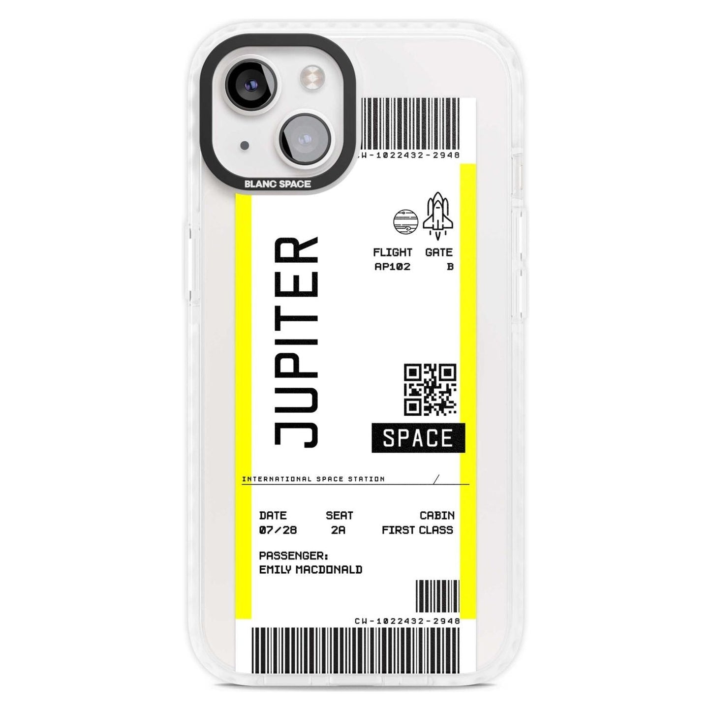 Personalised Jupiter Travel Ticket