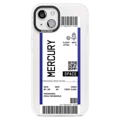 Personalised Mercury Travel Ticket
