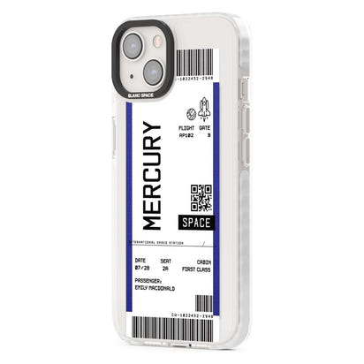 Personalised Mercury Travel Ticket