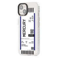 Personalised Mercury Travel Ticket