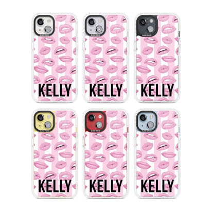 Personalised Pink Stripes & Lips
