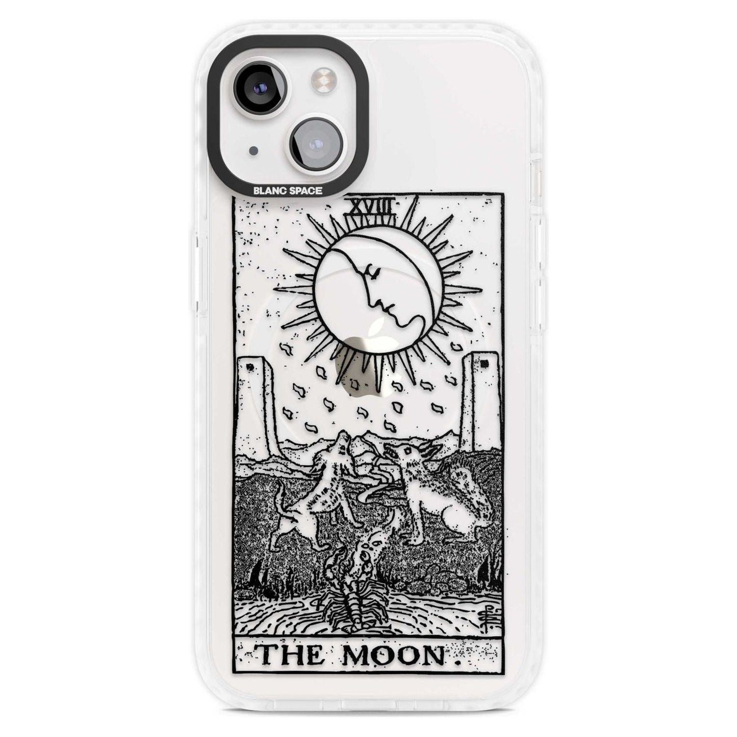 Personalised The Moon Tarot Card (Clear)