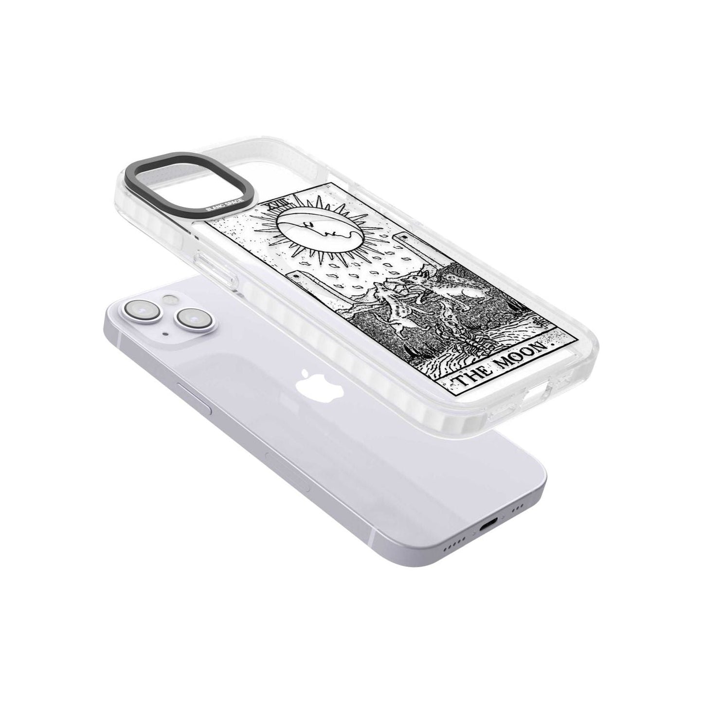 Personalised The Moon Tarot Card (Clear)