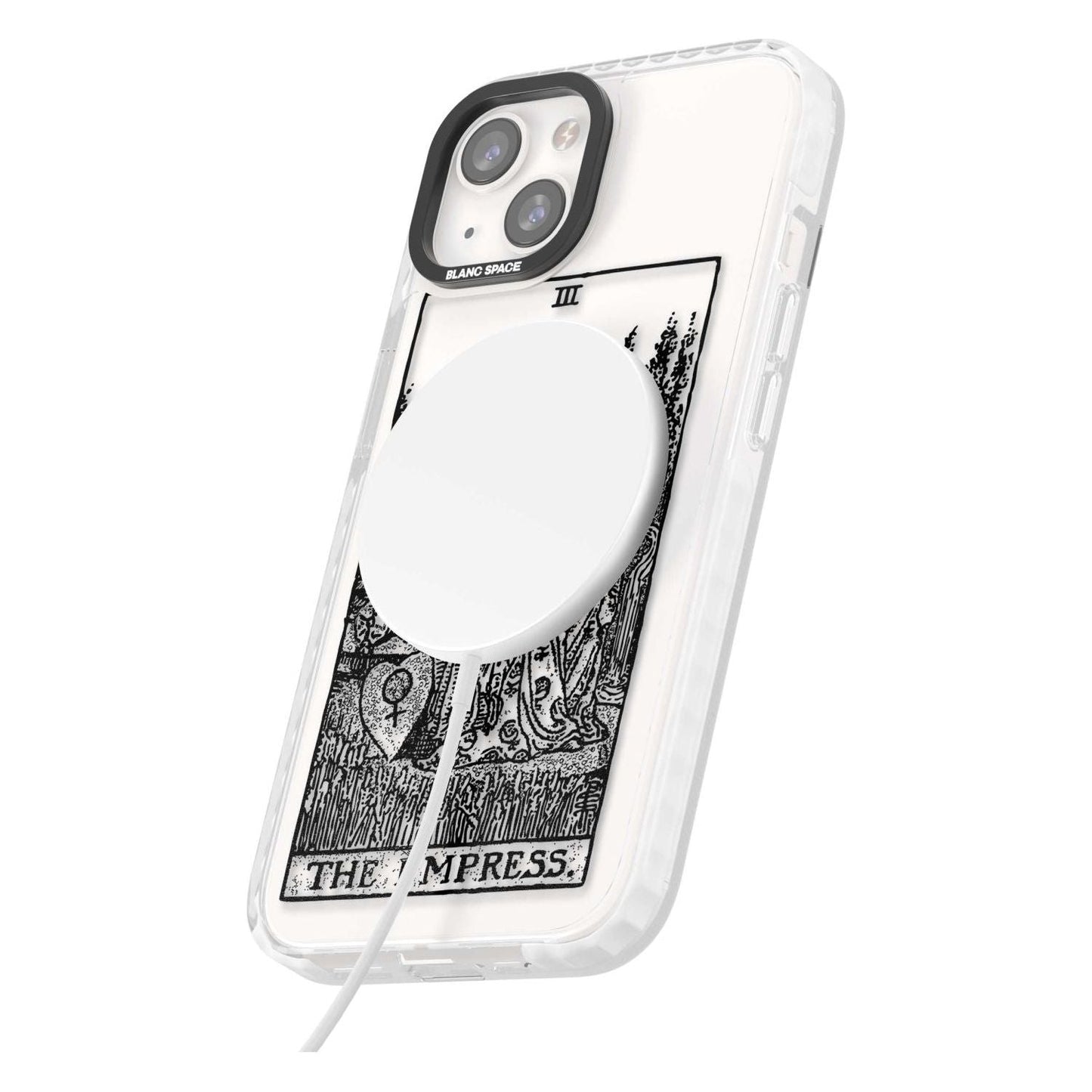 Personalisierte Tarotkarte „Die Kaiserin“ (Transparent)