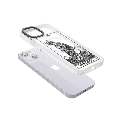 Personalisierte Stärke-Tarotkarte (Transparent)