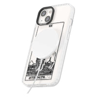 Personalisierte Stärke-Tarotkarte (Transparent)